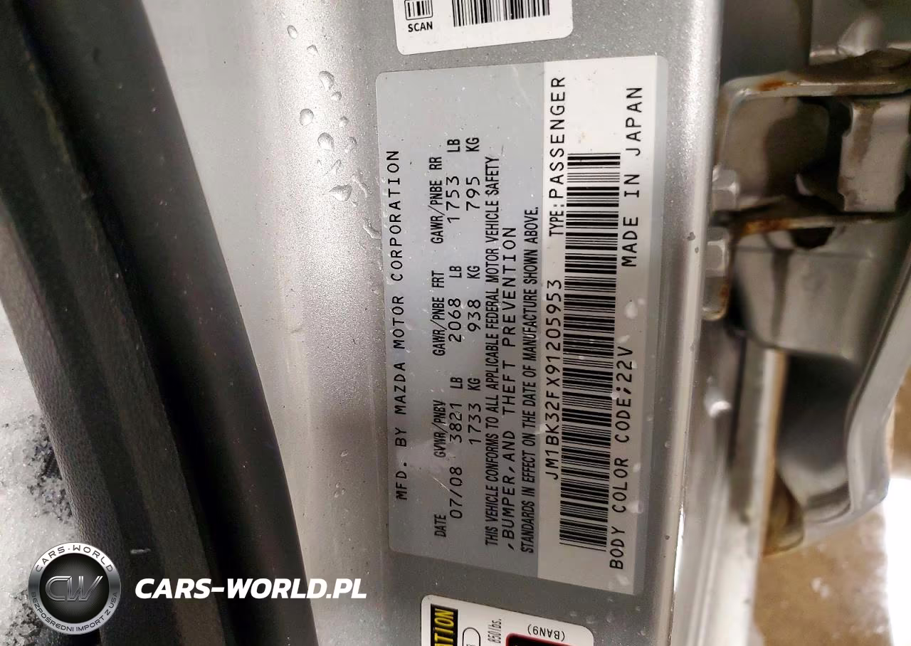 2009 Mazda 3 I VIN:JM1BK32FX91205953 - 12