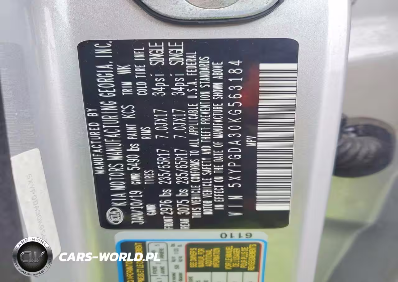 2019 Kia Sorento Lx VIN:5XYPGDA30KG563184 - 14