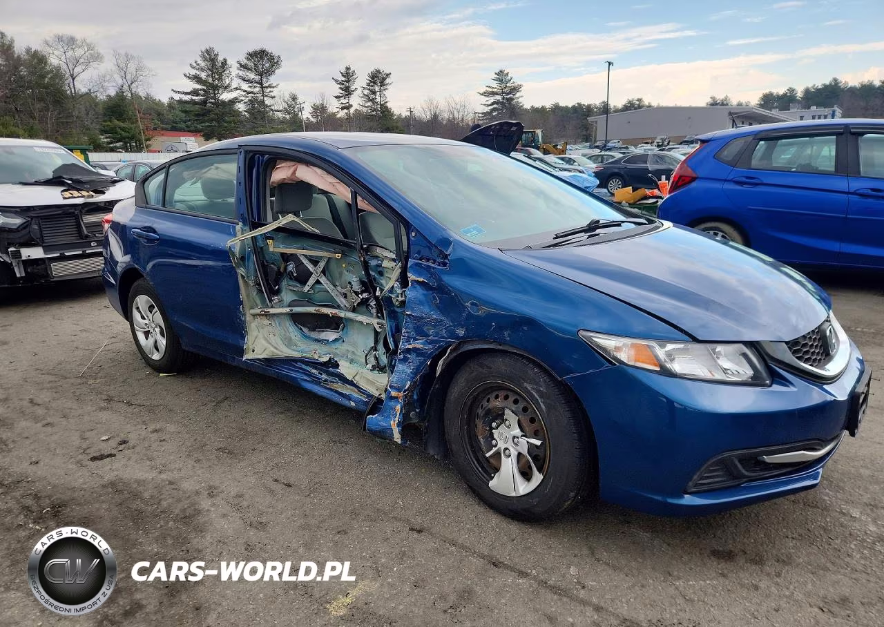 2013 Honda Civic Lx VIN:2HGFB2F56DH528566 - 4