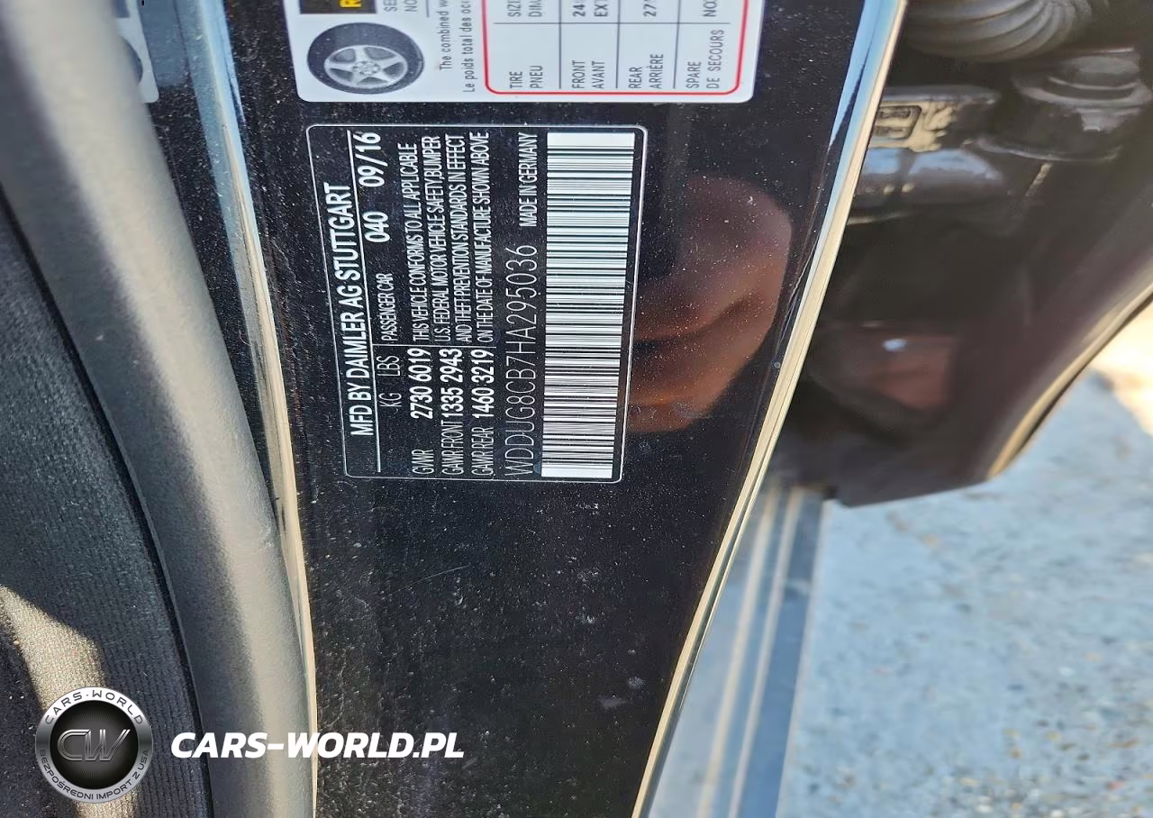 2017 Mercedes-Benz S 550 VIN:WDDUG8CB7HA295036 - 12