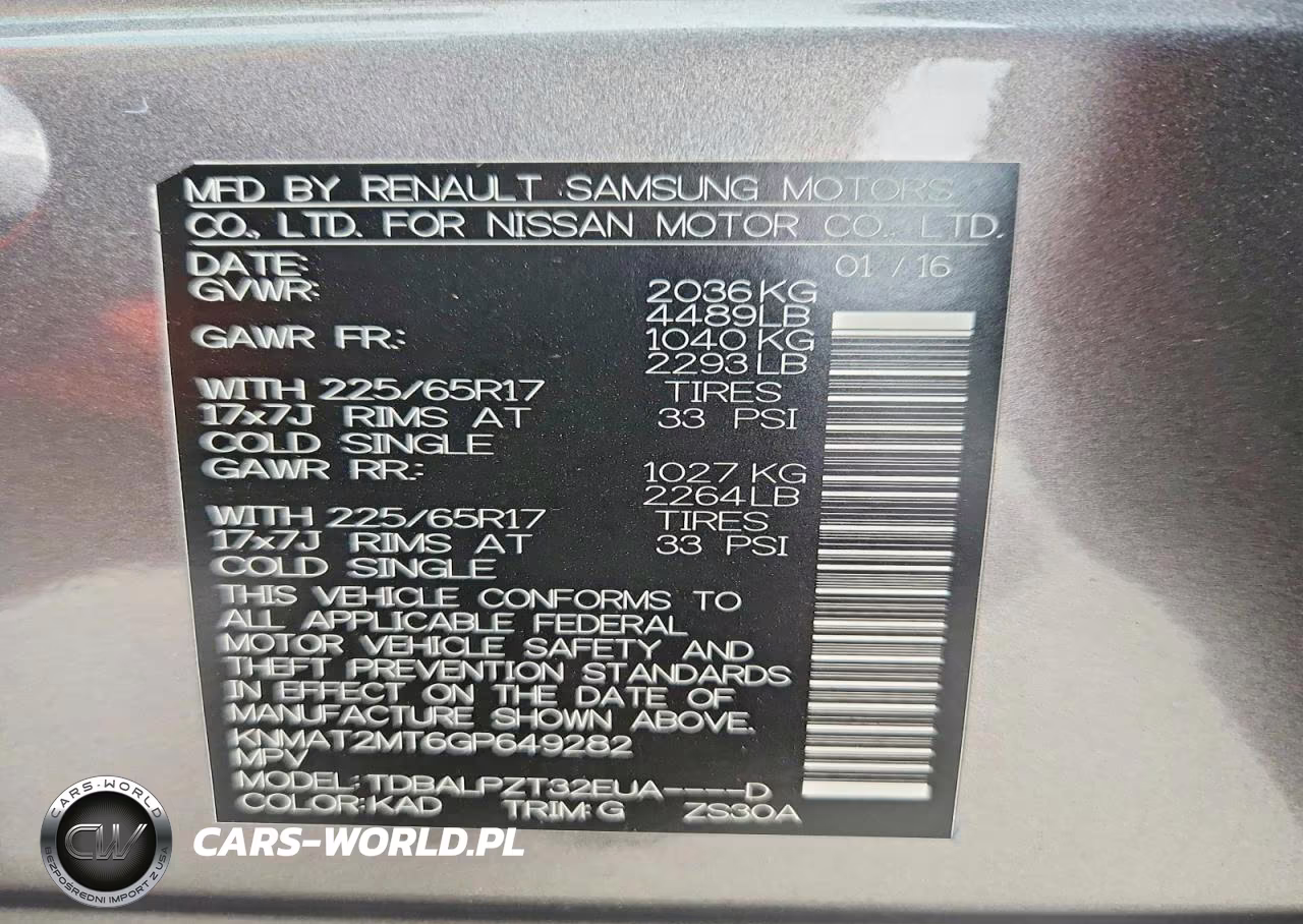 2016 Niss Rogue S VIN:KNMAT2MT6GP649282 - 13
