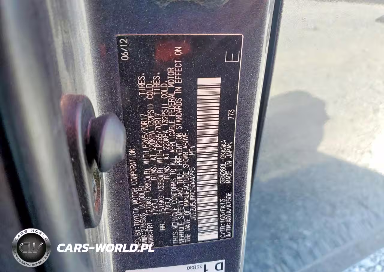 2012 Toyota 4Runner Sr5 VIN:JTEZU5JR9C5044295 - 13