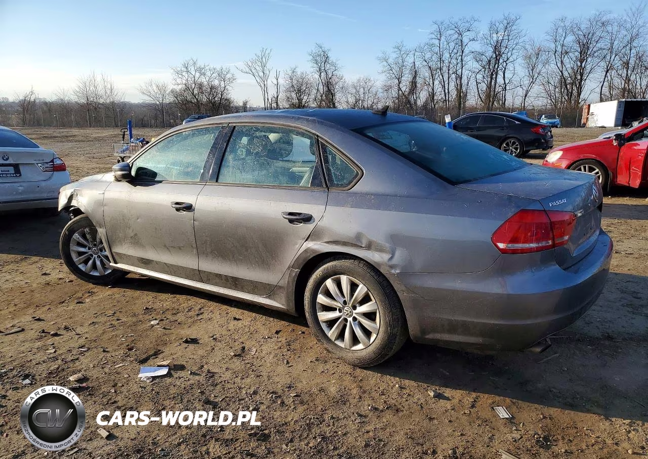 2015 Volkswagen Passat S VIN:1VWAT7A37FC012664 - 2