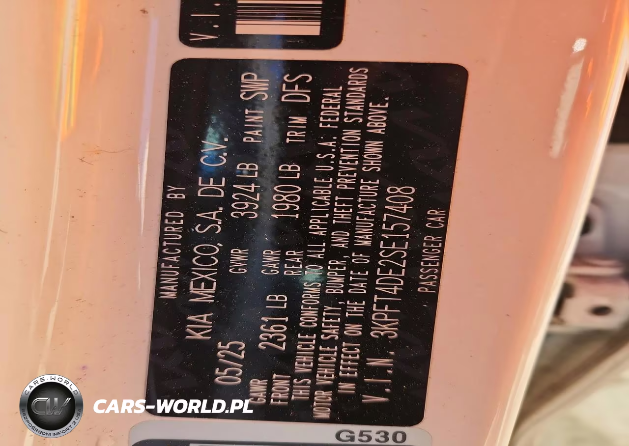 2025 Kia K4 Lx VIN:3KPFT4DE2SE157408 - 13