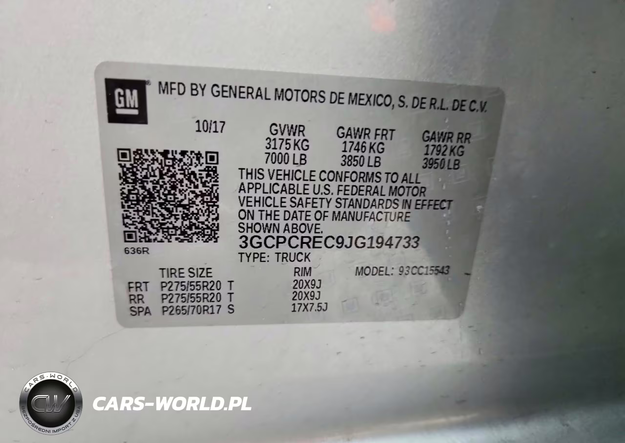 2018 Chevrolet Silverado C1500 Lt VIN:3GCPCREC9JG194733 - 12