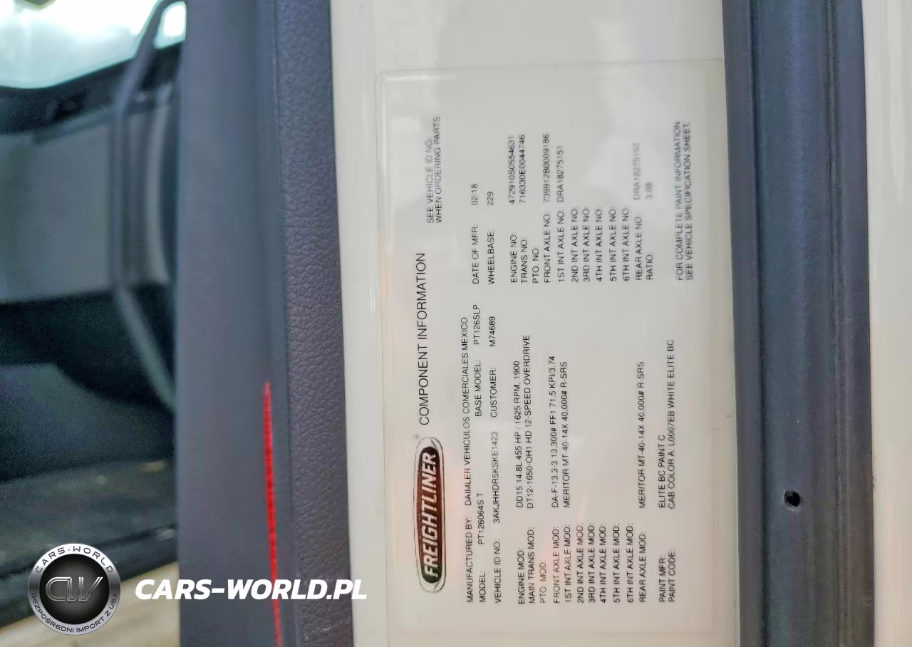 2019 Freightliner Cascadia 1 - Semi Truck VIN:3AKJHHDR5KSKE1423 - 9