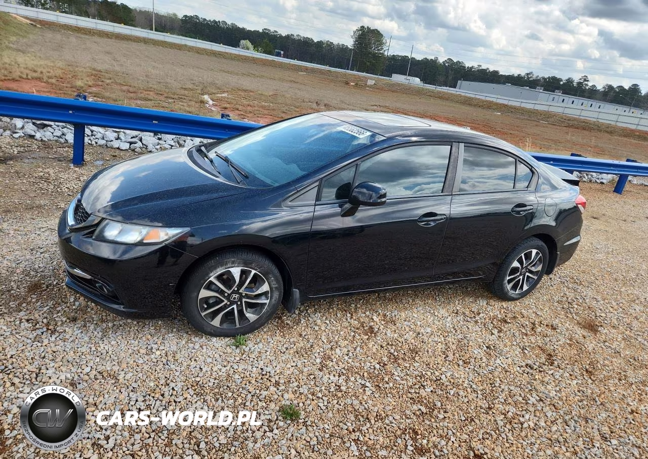 2013 Honda Civic Exl VIN:19XFB2F96DE036603 - 1