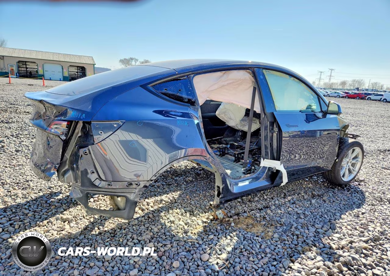 2022 Tesla Model Y VIN:7SAYGDEE1NA015609 - 3