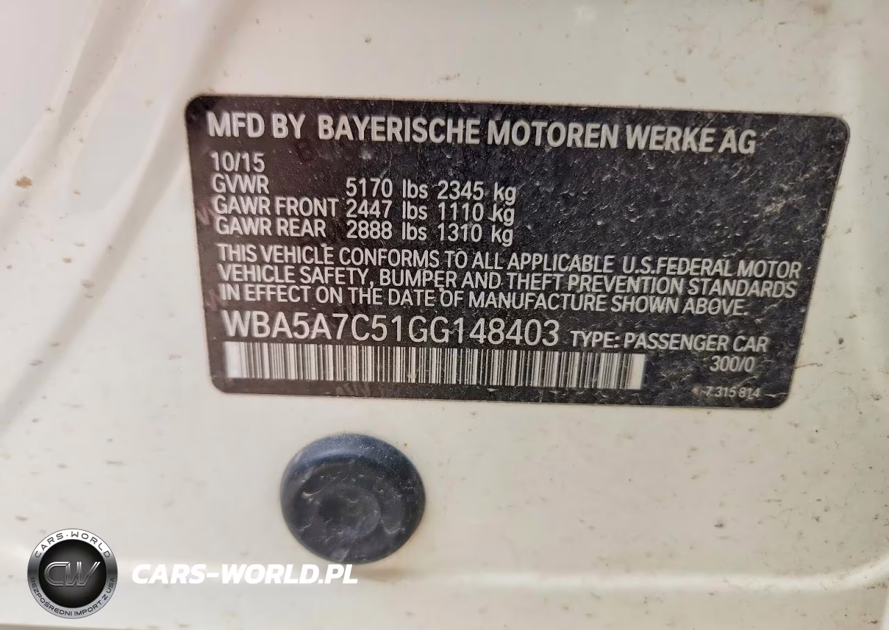 2016 BMW 528 Xi VIN:WBA5A7C51GG148403 - 12