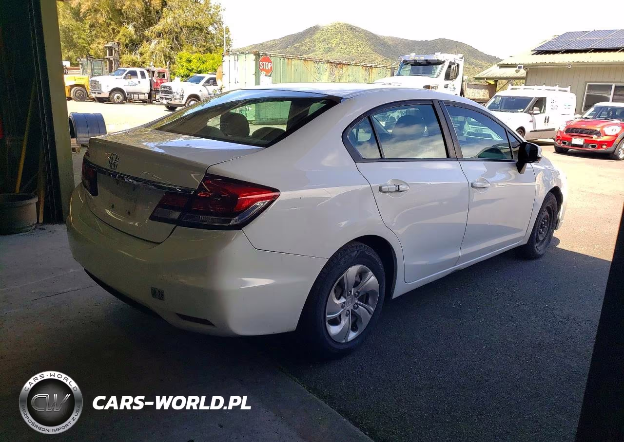 2013 Honda Civic Lx VIN:19XFB2F50DE237023 - 3