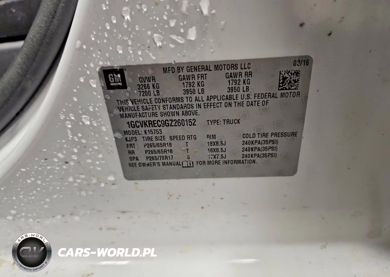 2016 Chevrolet Silverado K1500 Lt VIN:1GCVKREC9GZ260152 - 12