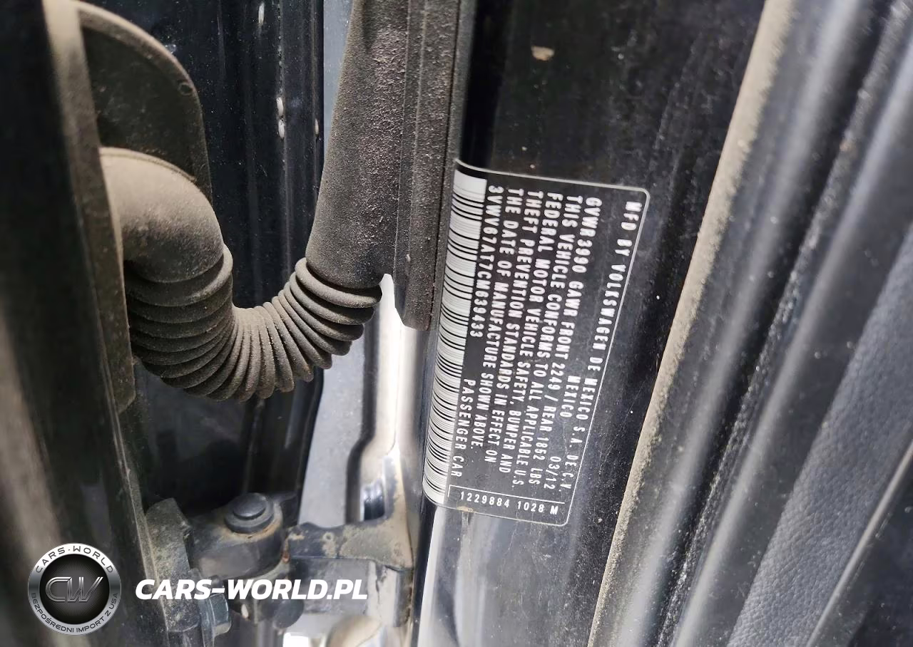 2012 Volkswagen Beetle Turbo VIN:3VWV67AT7CM639433 - 12