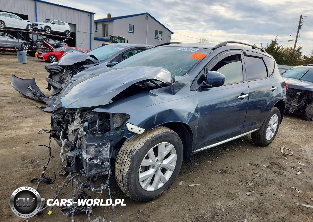 2014 Nissan Murano Sv VIN:JN8AZ1MW2EW519834 - 1
