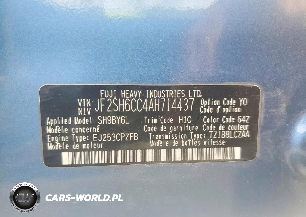 2010 Subaru Forester 2.5X Premium VIN:JF2SH6CC4AH714437 - 12