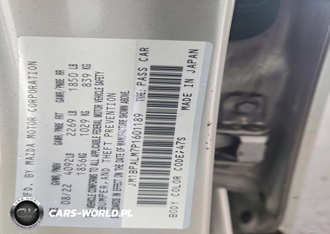 2023 Mazda 3 Preferred VIN:JM1BPALM7P1601189 - 12