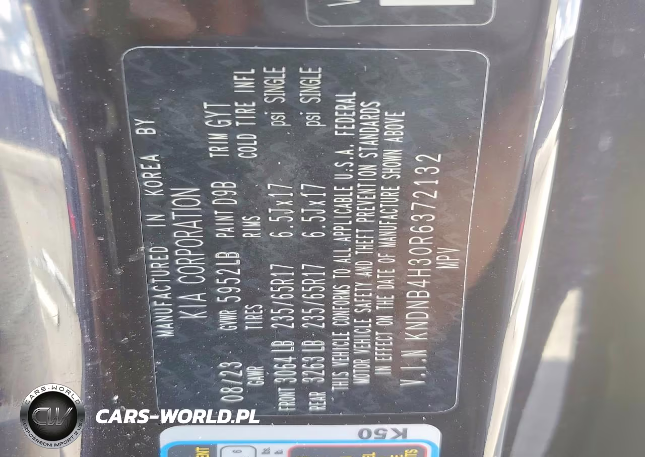 2024 Kia Carnival Lx VIN:KNDNB4H30R6372132 - 14