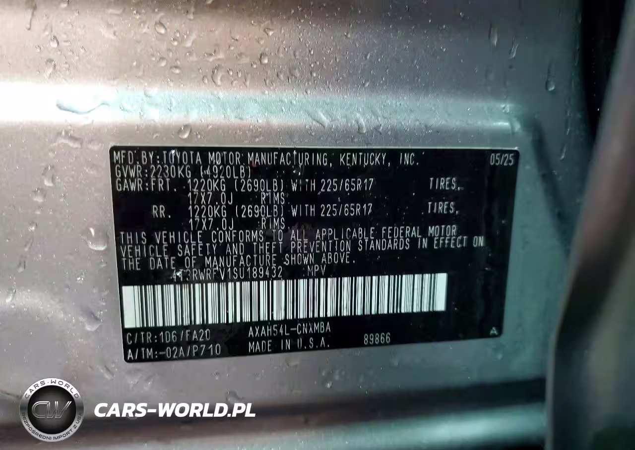 2025 Toyota Rav4 Hybrid Xle VIN:4T3RWRFV1SU189432 - 13