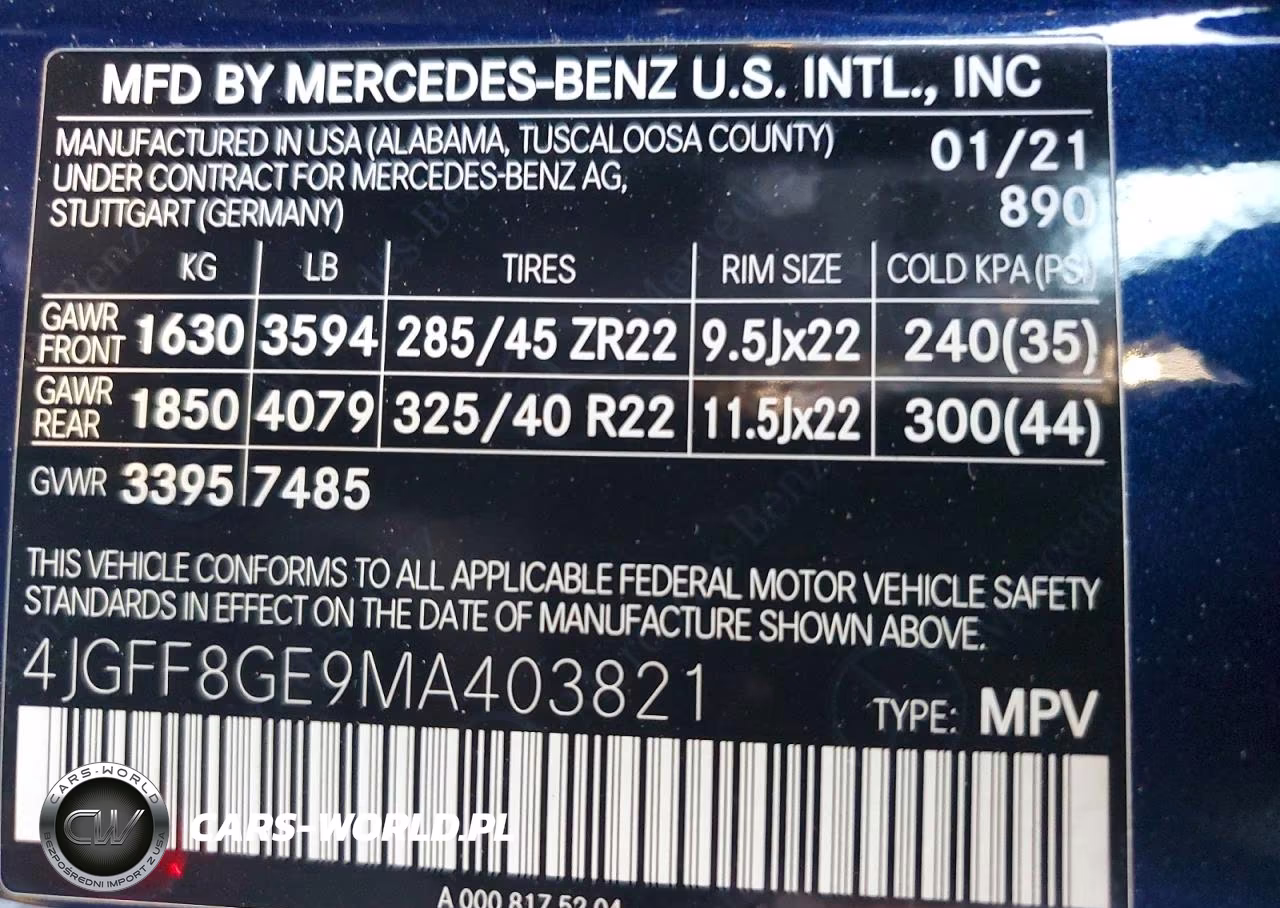 2021 Mercedes-Benz Gls 580 4Matic VIN:4JGFF8GE9MA403821 - 14