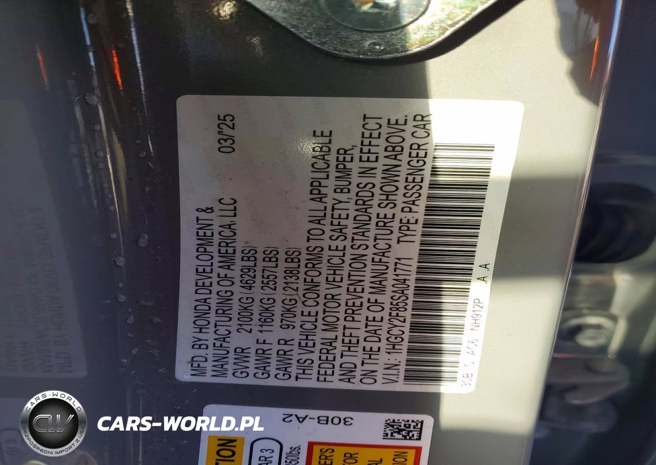 2025 Honda Accord Touring Hybrid VIN:1HGCY2F85SA041771 - 12