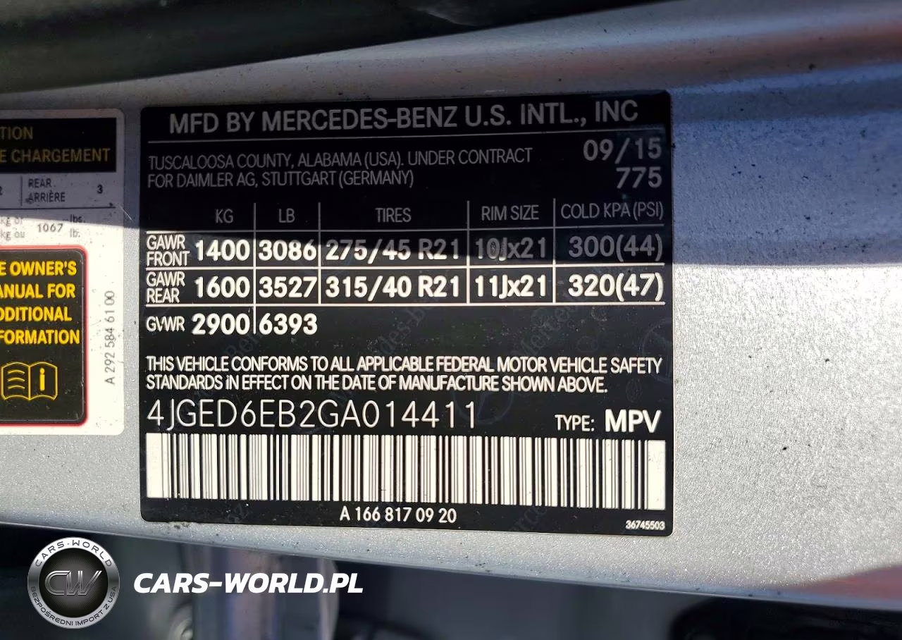 2016 Mercedes-Benz Gle Coupe 450 4Matic VIN:4JGED6EB2GA014411 - 12