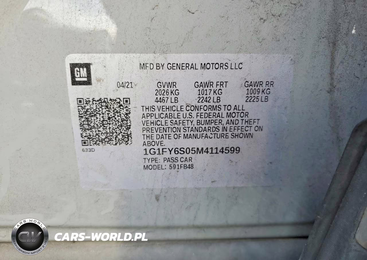 2021 Chevrolet Bolt Ev Lt VIN:1G1FY6S05M4114599 - 13