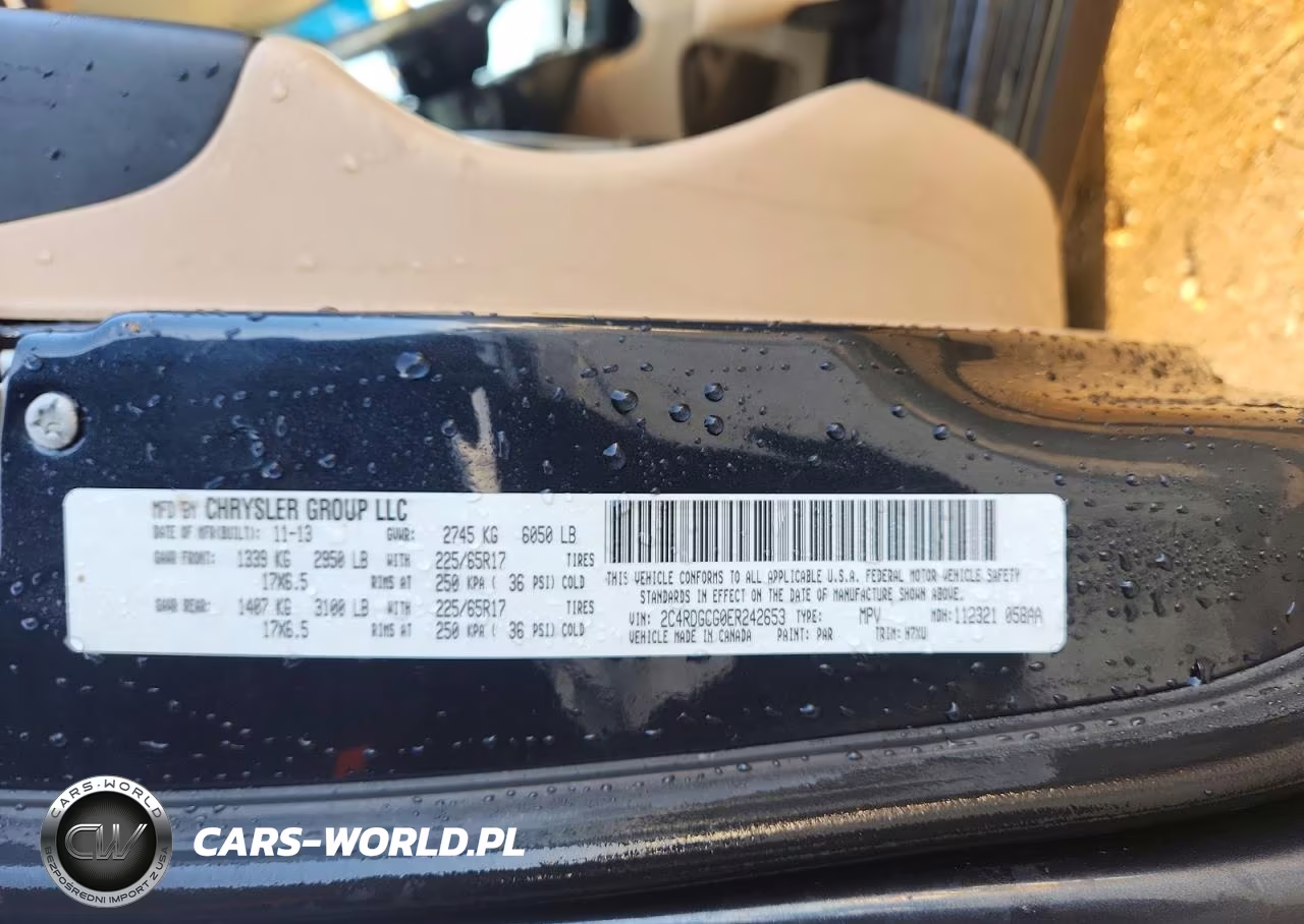 2014 Dodge Grand Caravan Sxt VIN:2C4RDGCG0ER242653 - 13