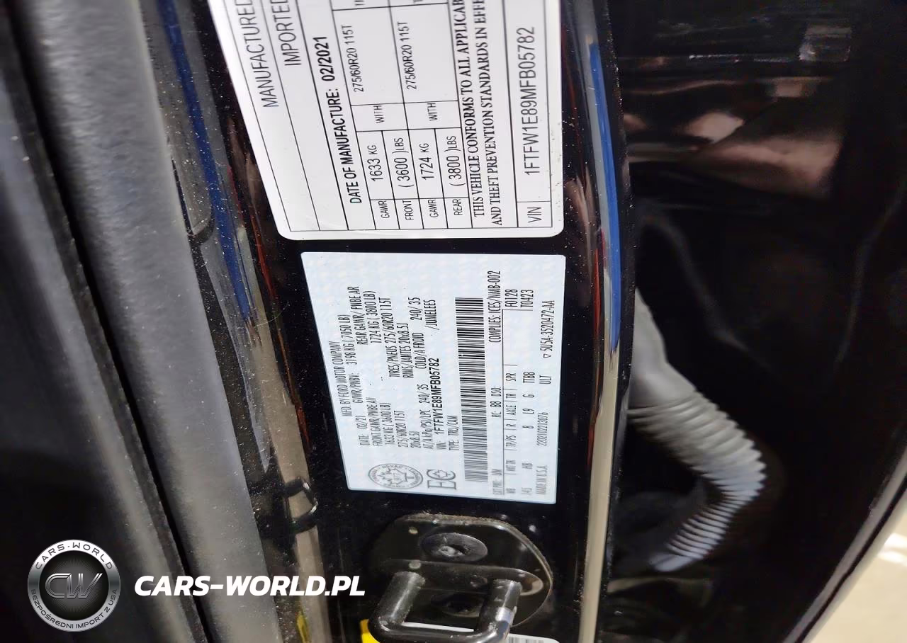 2021 Ford F150 Supercrew VIN:1FTFW1E89MFB05782 - 12