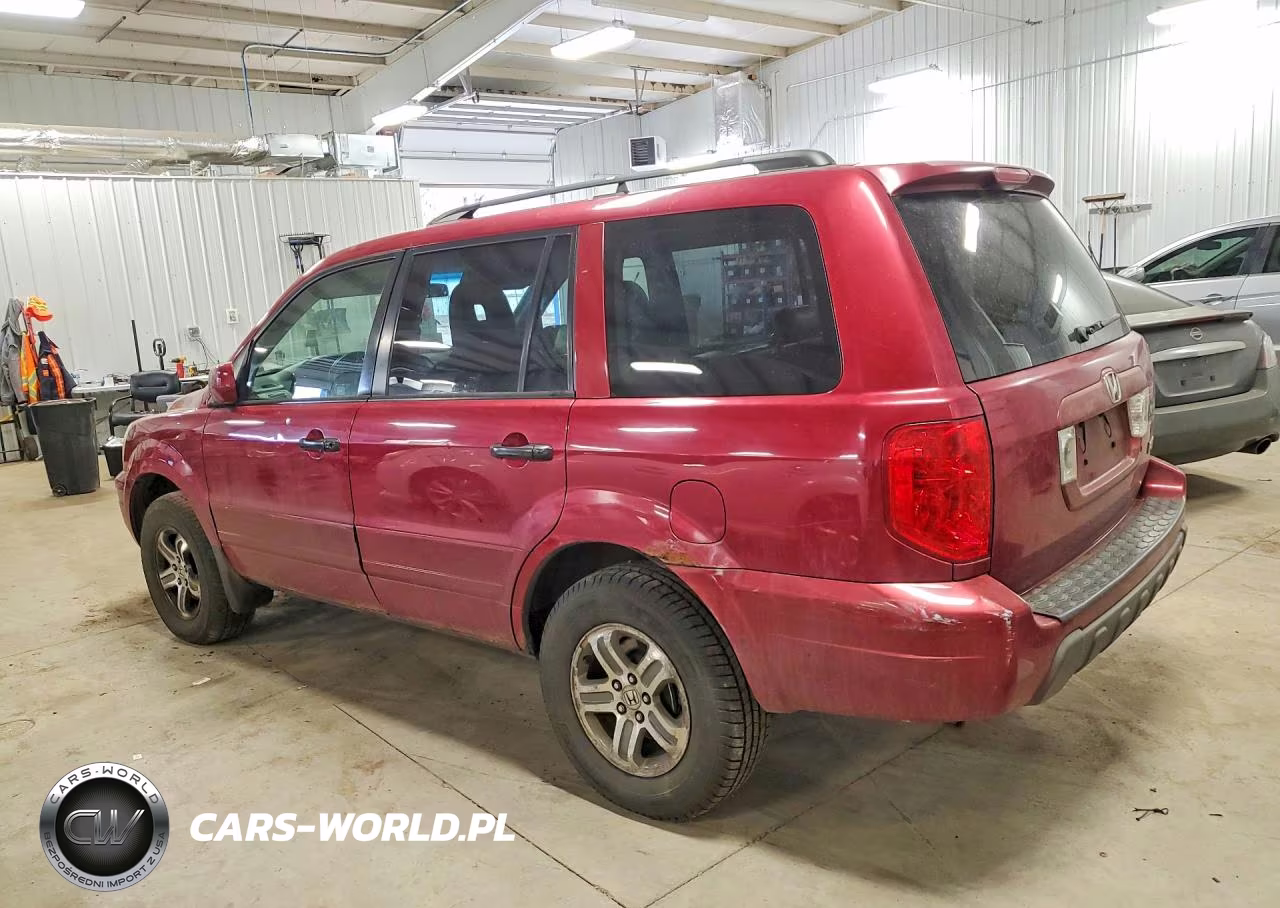 2003 Honda Pilot Exl VIN:2HKYF18643H522931 - 2