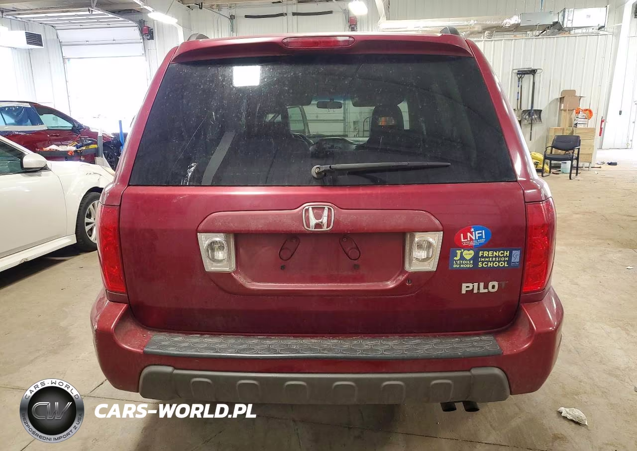 2003 Honda Pilot Exl VIN:2HKYF18643H522931 - 6