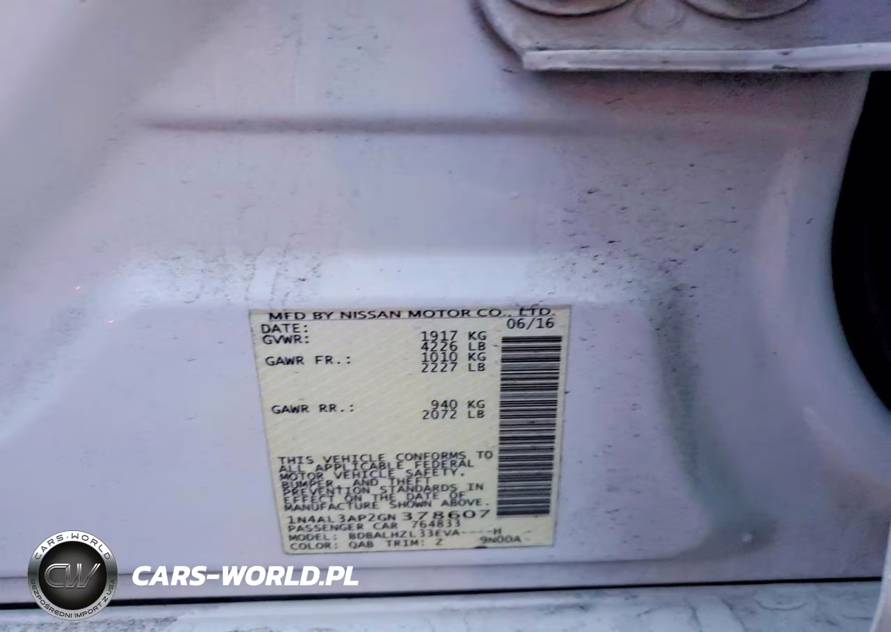 2016 Nissan Altima 2.5 Sr VIN:1N4AL3AP2GN378607 - 12