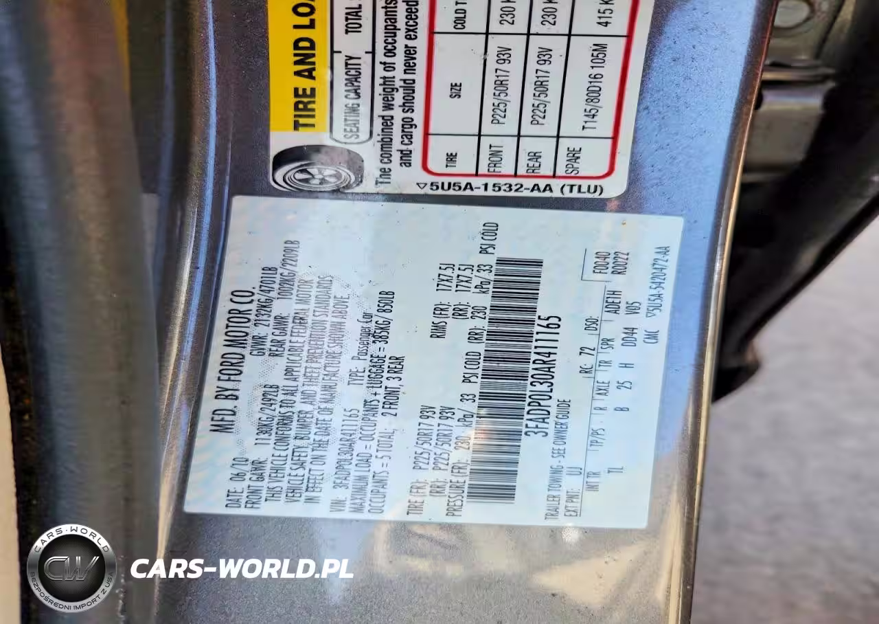 2010 Ford Fusion Hybrid VIN:3FADP0L30AR411165 - 13