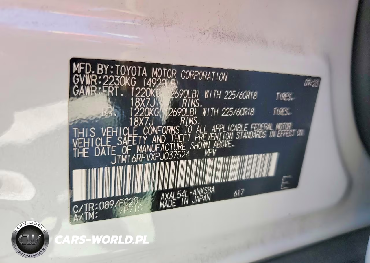 2023 Toyota Rav4 Hybrid Se VIN:JTM16RFVXPJ037524 - 13