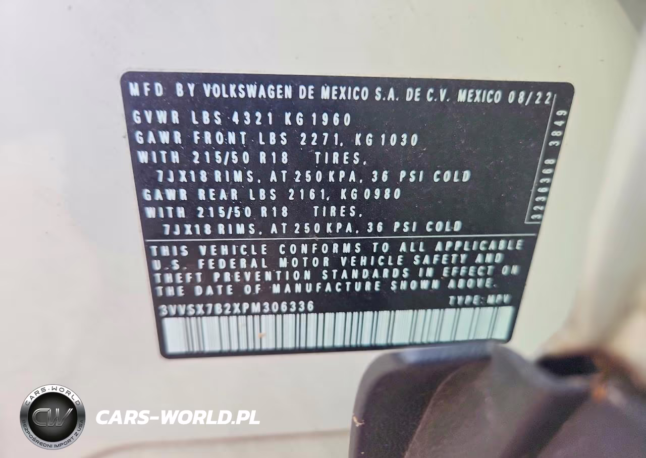 2023 Volkswagen Taos Se VIN:3VVSX7B2XPM306336 - 14