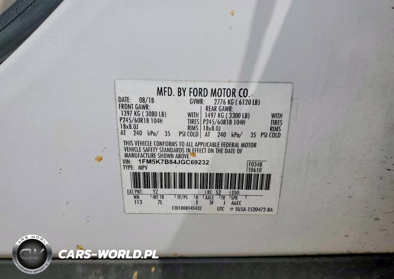 2018 Ford Explorer VIN:1FM5K7B84JGC69232 - 14