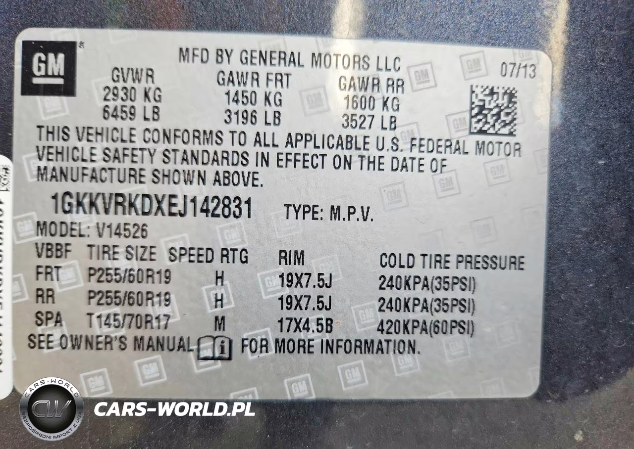 2014 GMC Acadia Slt-1 VIN:1GKKVRKDXEJ142831 - 13