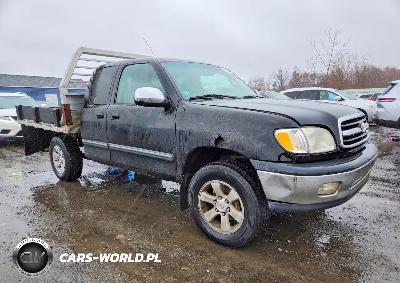 2000 Toyota Tundra Flatbed Truck VIN:5TBBT4414YS044868 - 4