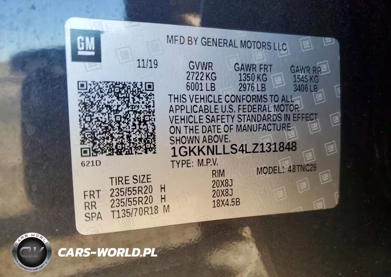 2020 GMC Acadia At4 VIN:1GKKNLLS4LZ131848 - 12