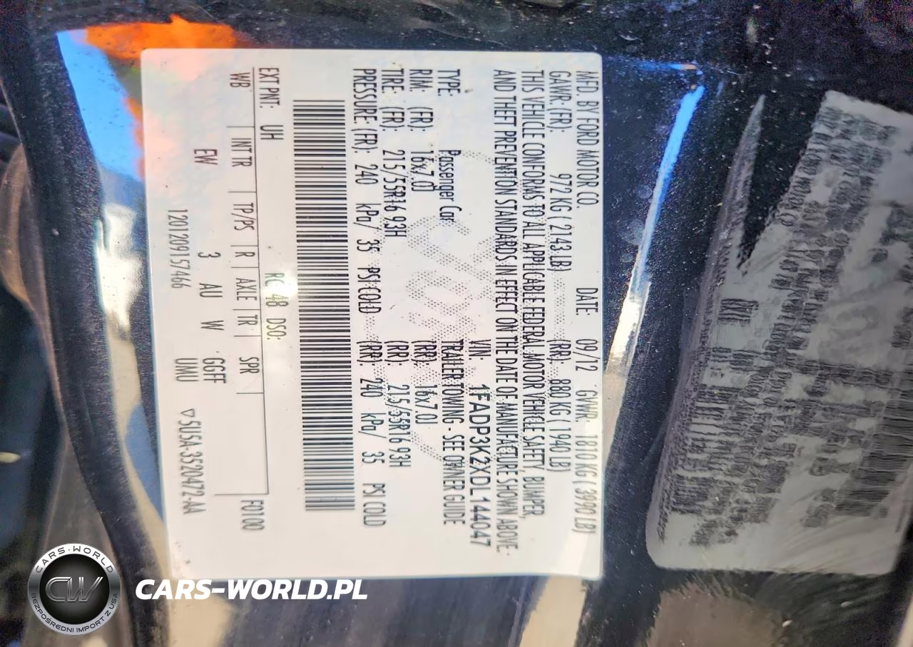 2013 Ford Focus Se VIN:1FADP3K2XDL144047 - 13