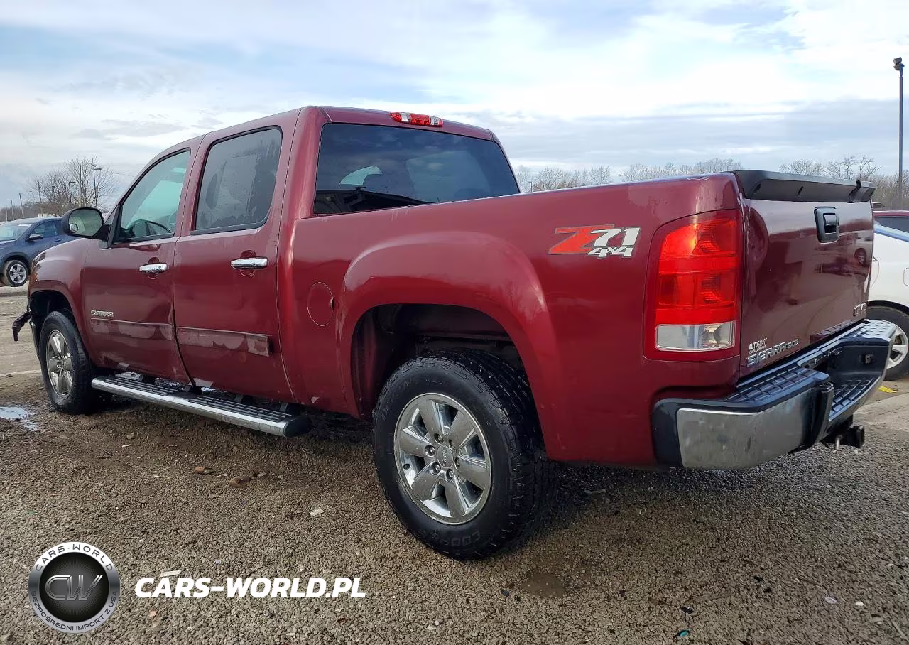 2013 GMC Sierra K1500 Sle VIN:3GTP2VE77DG220782 - 2