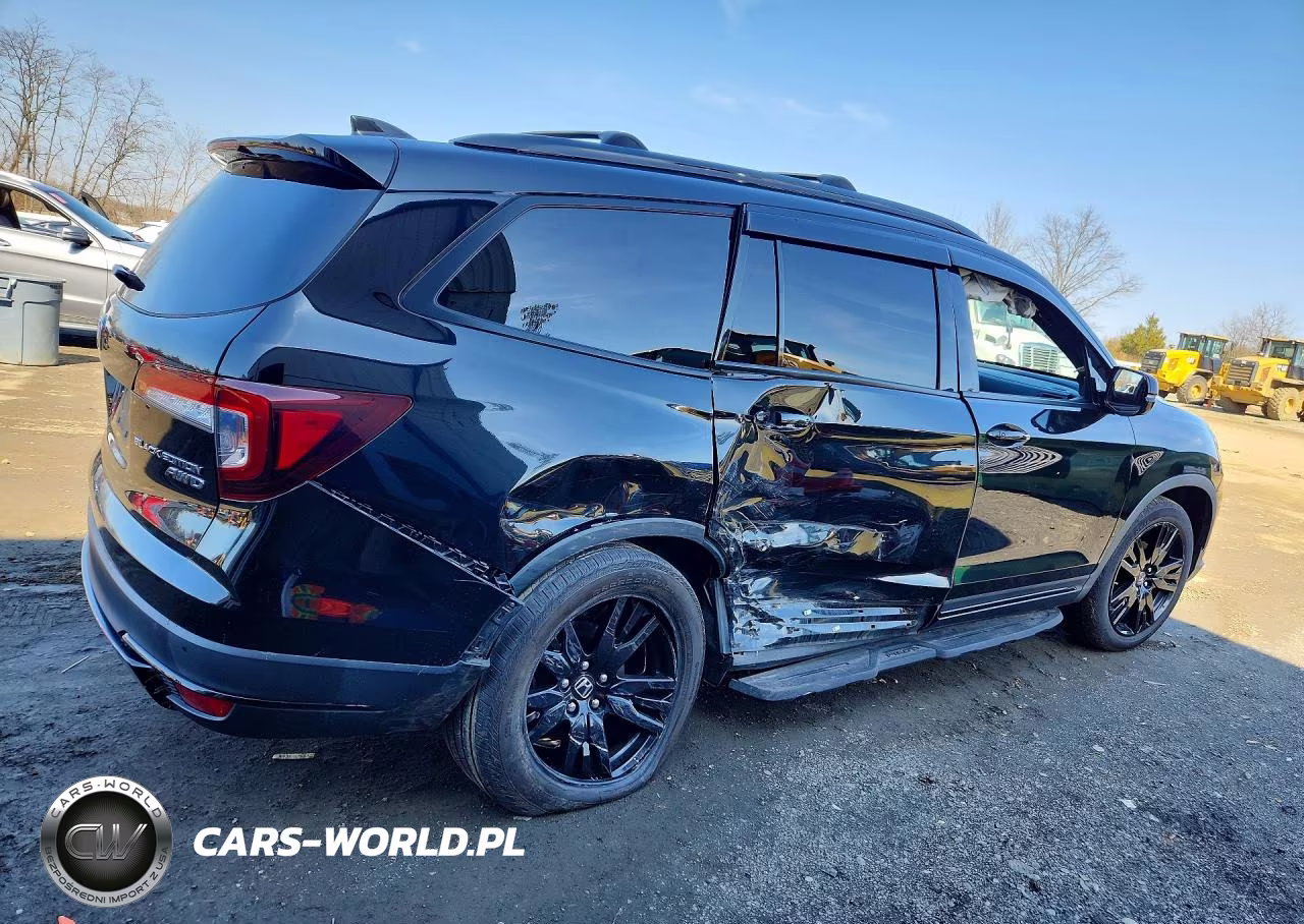 2020 Honda Pilot Black VIN:5FNYF6H74LB002992 - 3
