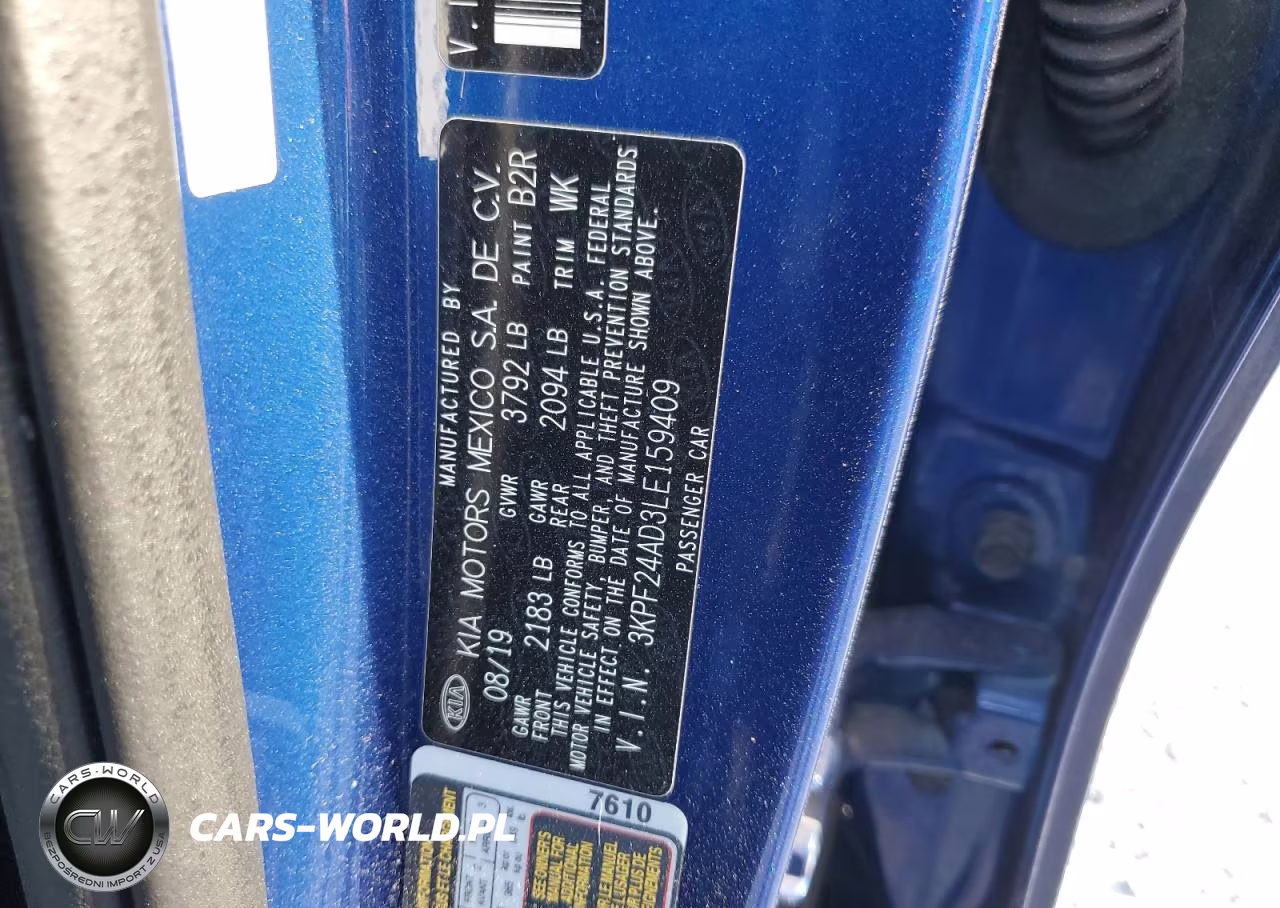 2020 Kia Forte Fe VIN:3KPF24AD3LE159409 - 12
