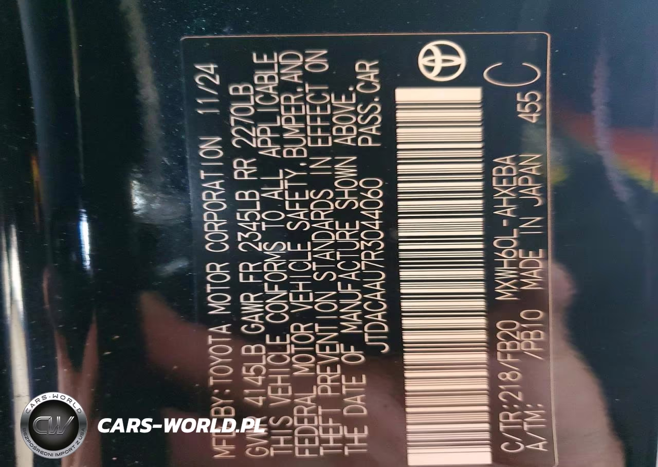 2024 Toyota Prius Le VIN:JTDACAAU7R3044060 - 13