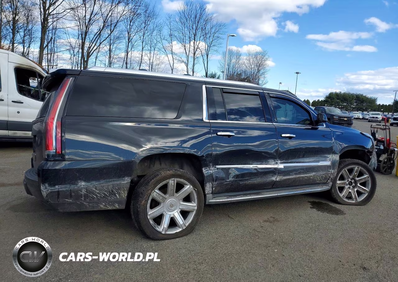2015 Cadillac Escalade Esv Luxury VIN:1GYS4HKJ7FR194767 - 3