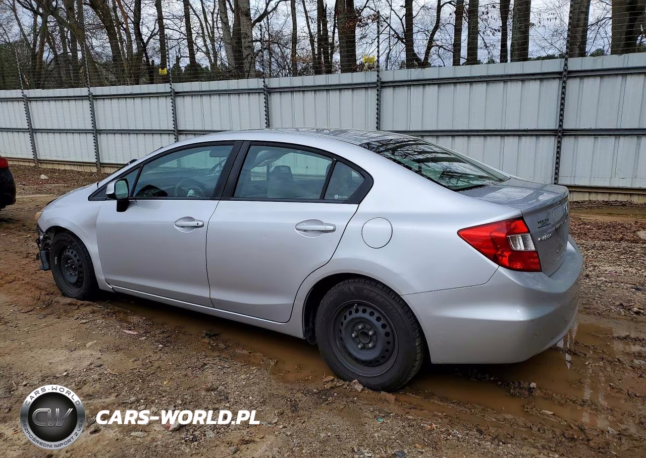 2012 Honda Civic Lx VIN:19XFB2F59CE061524 - 2