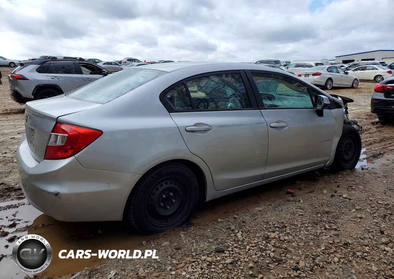 2012 Honda Civic Lx VIN:19XFB2F59CE061524 - 3