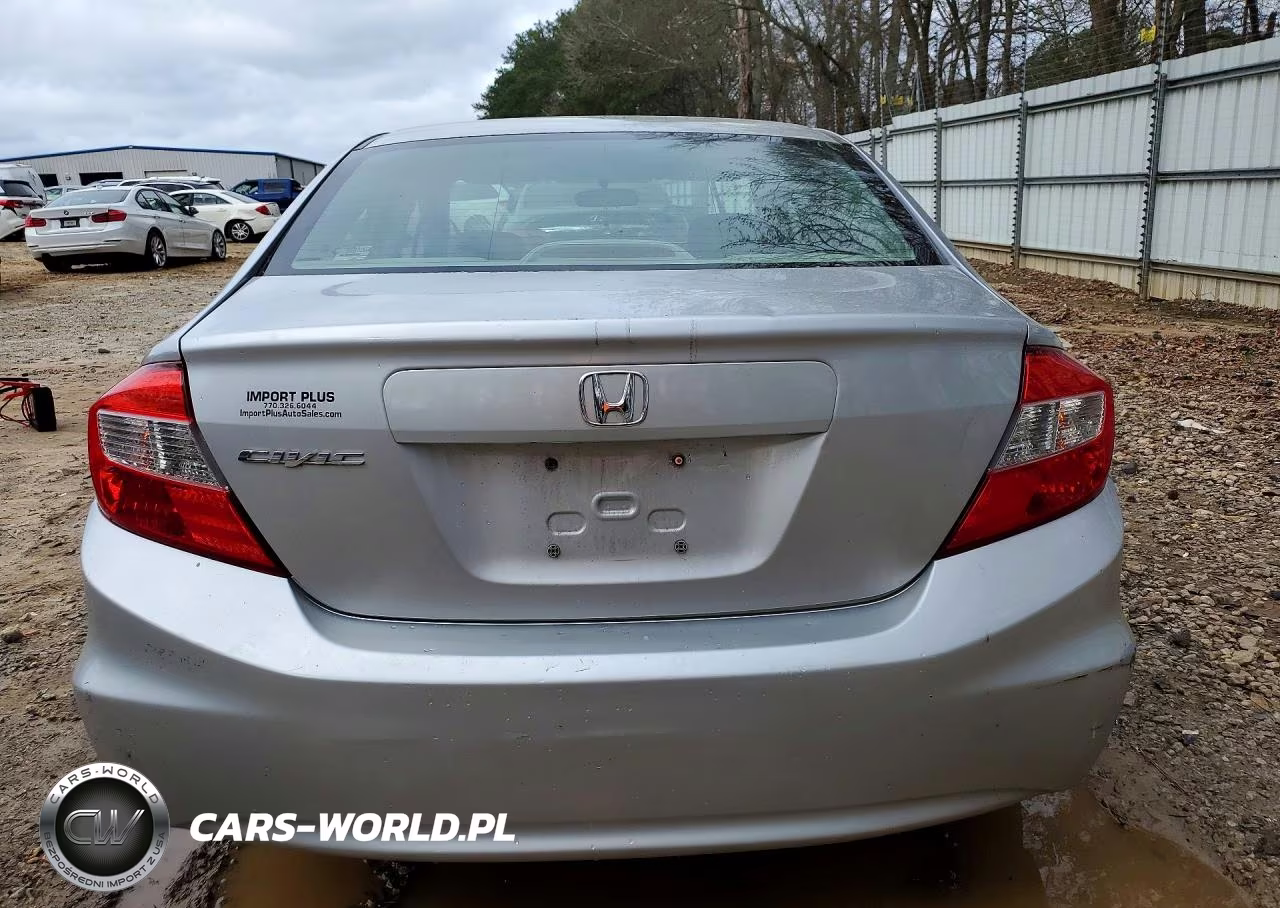 2012 Honda Civic Lx VIN:19XFB2F59CE061524 - 6