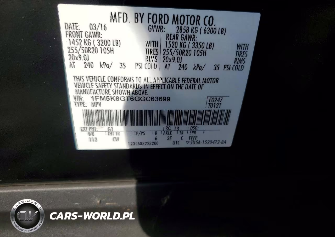 2016 Ford Explorer VIN:1FM5K8GT6GGC63699 - 13