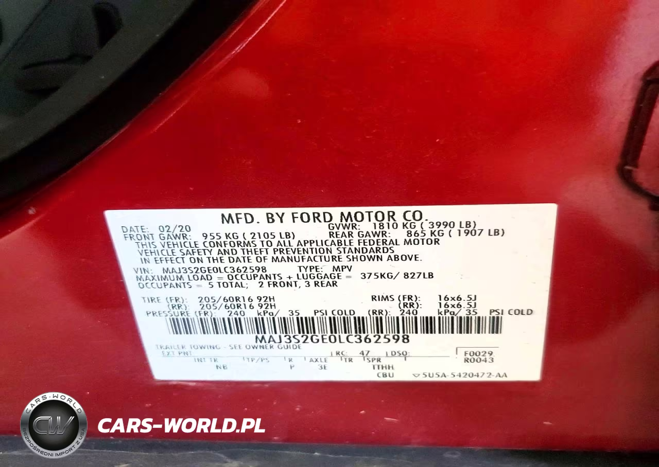 2020 Ford Ecosport Se VIN:MAJ3S2GE0LC362598 - 13