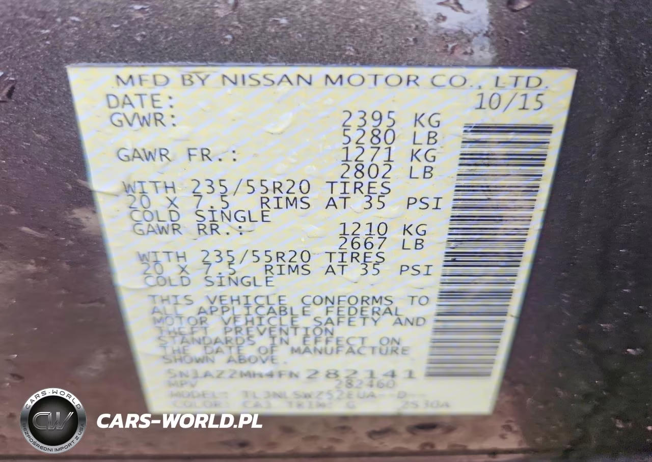 2015 Nissan Murano Platinum VIN:5N1AZ2MH4FN282141 - 14