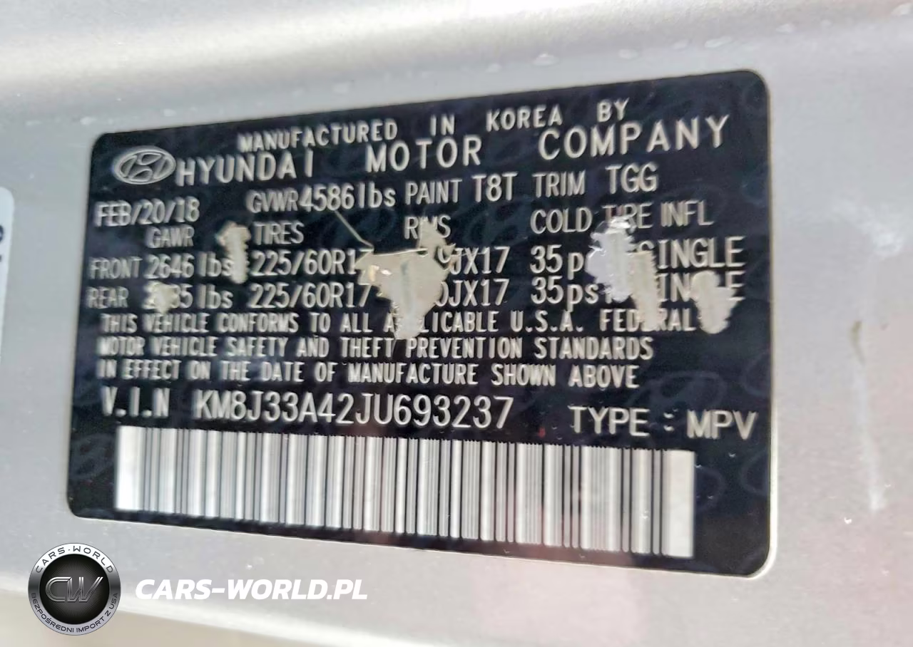 2018 Hyundai Tucson Sel VIN:KM8J33A42JU693237 - 13